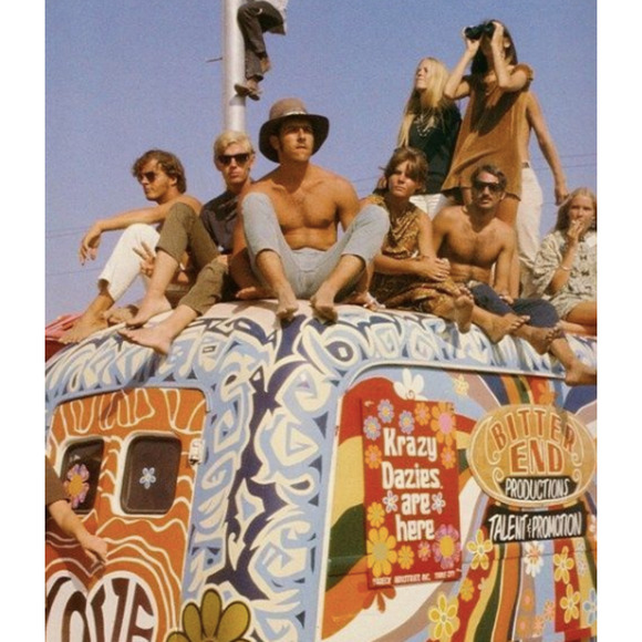 Vintage 1970's Rare Rags by Kressandra Hippie Festival Dress - Picture 5 of 11